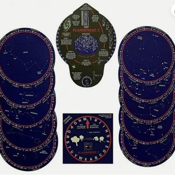 The Super Planisphere Constellation Finder --- 30-38 Degrees North Latitude - Picture 1 of 13